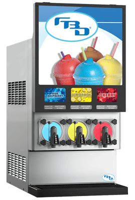 FBD 773 Frozen Beverage Machine - Triple Flavor, High Output